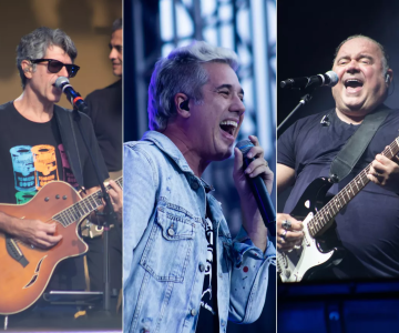 Rogério Flausino, Leo Jaime e outros famosos agitaram público no Festival Rock Brasil 40 anos